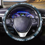 Watercolor Jellyfish Pattern Print Car Steering Wheel Cover
