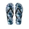 Watercolor Jellyfish Pattern Print Flip Flops