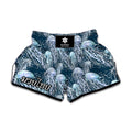 Watercolor Jellyfish Pattern Print Muay Thai Boxing Shorts