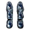 Watercolor Jellyfish Pattern Print Muay Thai Shin Guards