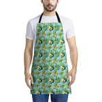 Watercolor Kiwi And Avocado Print Apron