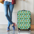 Watercolor Kiwi And Avocado Print Luggage Cover