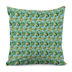 Watercolor Kiwi And Avocado Print Pillow Cover