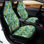 Watercolor Kiwi And Avocado Print Universal Fit Car Seat Covers