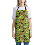 Watercolor Kiwi Pattern Print Apron