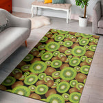 Watercolor Kiwi Pattern Print Area Rug