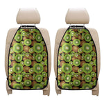 Watercolor Kiwi Pattern Print Car Seat Organizers