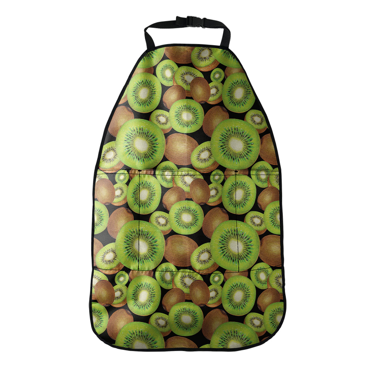 Watercolor Kiwi Pattern Print Car Seat Organizers