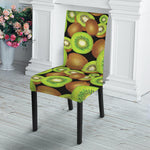 Watercolor Kiwi Pattern Print Dining Chair Slipcover