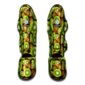Watercolor Kiwi Pattern Print Muay Thai Shin Guards