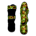 Watercolor Kiwi Pattern Print Muay Thai Shin Guard