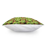 Watercolor Kiwi Pattern Print Pillow Cover