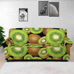 Watercolor Kiwi Pattern Print Sofa Cover