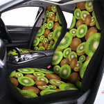 Watercolor Kiwi Pattern Print Universal Fit Car Seat Covers