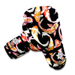 Watercolor Koi Carp Fish Pattern Print Boxing Gloves