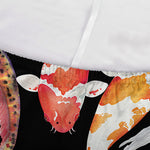 Watercolor Koi Carp Fish Pattern Print Sofa Cover