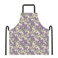 Watercolor Lavender Pattern Print Apron