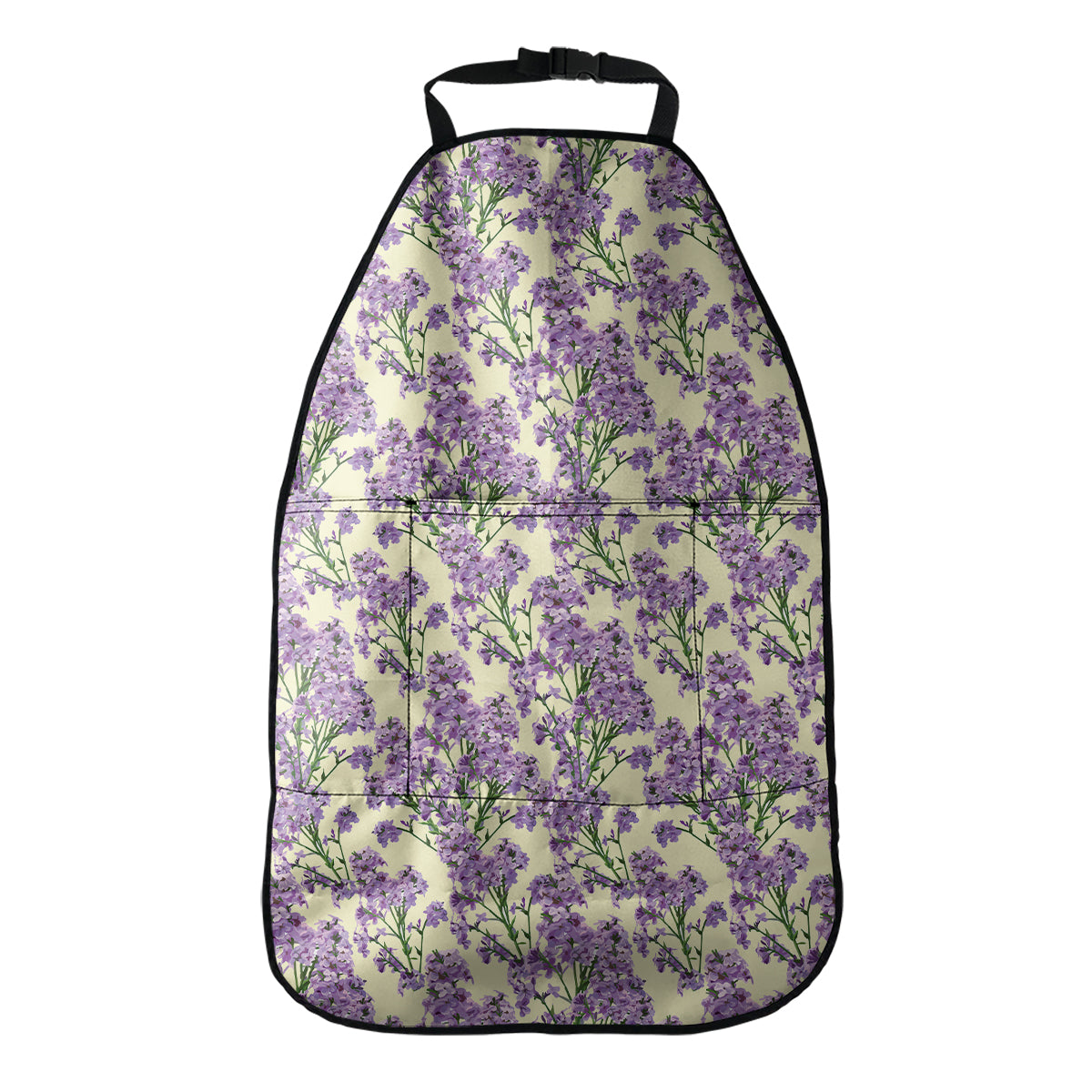Watercolor Lavender Pattern Print Car Seat Organizers