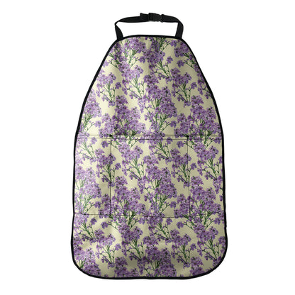 Watercolor Lavender Pattern Print Car Seat Organizers