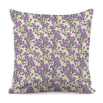 Watercolor Lavender Pattern Print Pillow Cover