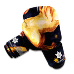 Watercolor Leo Zodiac Sign Print Boxing Gloves