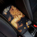 Watercolor Leo Zodiac Sign Print Car Center Console Cover