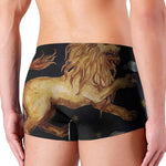 Watercolor Leo Zodiac Sign Print Men's Boxer Briefs