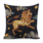 Watercolor Leo Zodiac Sign Print Pillow Cover