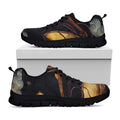 Watercolor Libra Zodiac Sign Print Black Running Shoes