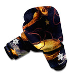 Watercolor Libra Zodiac Sign Print Boxing Gloves