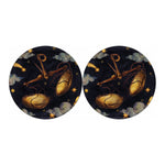 Watercolor Libra Zodiac Sign Print Car Coasters