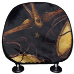 Watercolor Libra Zodiac Sign Print Car Headrest Covers