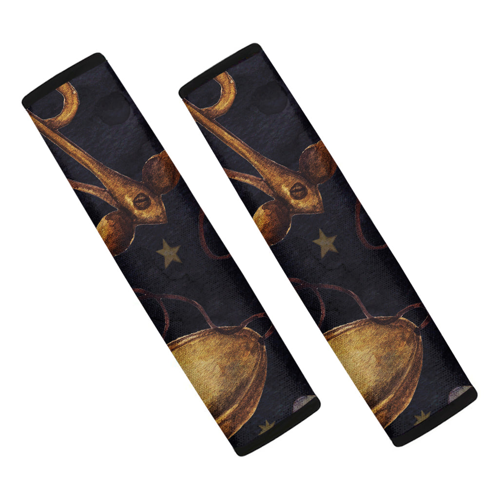 Watercolor Libra Zodiac Sign Print Car Seat Belt Covers