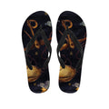 Watercolor Libra Zodiac Sign Print Flip Flops