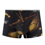Watercolor Libra Zodiac Sign Print Men's Boxer Briefs