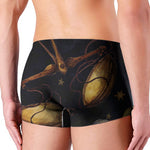 Watercolor Libra Zodiac Sign Print Men's Boxer Briefs