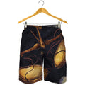 Watercolor Libra Zodiac Sign Print Men's Shorts