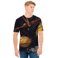 Watercolor Libra Zodiac Sign Print Men's T-Shirt