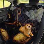 Watercolor Libra Zodiac Sign Print Pet Car Back Seat Cover