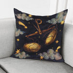 Watercolor Libra Zodiac Sign Print Pillow Cover