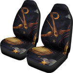 Watercolor Libra Zodiac Sign Print Universal Fit Car Seat Covers