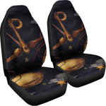 Watercolor Libra Zodiac Sign Print Universal Fit Car Seat Covers