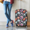 Watercolor Lily Flowers Pattern Print Luggage Cover