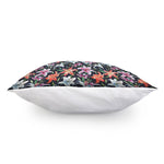 Watercolor Lily Flowers Pattern Print Pillow Cover