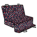 Watercolor Merry Christmas Pattern Print Pet Car Back Seat Cover