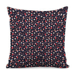 Watercolor Merry Christmas Pattern Print Pillow Cover