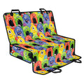 Watercolor Monster Pattern Print Pet Car Back Seat Cover