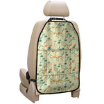 Watercolor Music Notes Pattern Print Car Seat Organizers