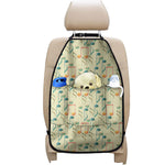 Watercolor Music Notes Pattern Print Car Seat Organizers