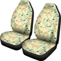 Watercolor Music Notes Pattern Print Universal Fit Car Seat Covers